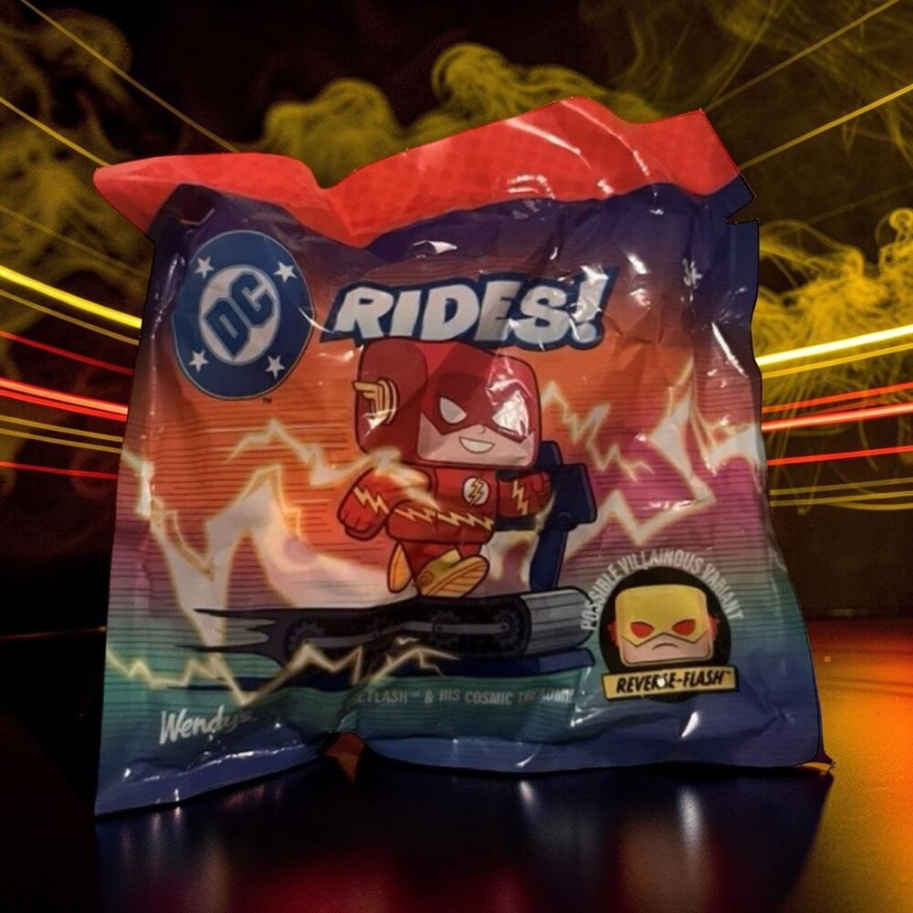 Wendy 2026 DC Rides Toy Sealed Kids Meal The Flash Figure A60